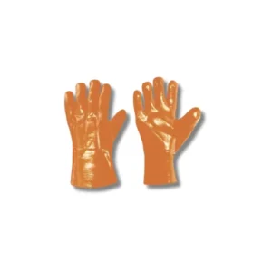 Pirštinės 2660D aplietos PVC šiltos 0P-2658D – produkto nuotrauka